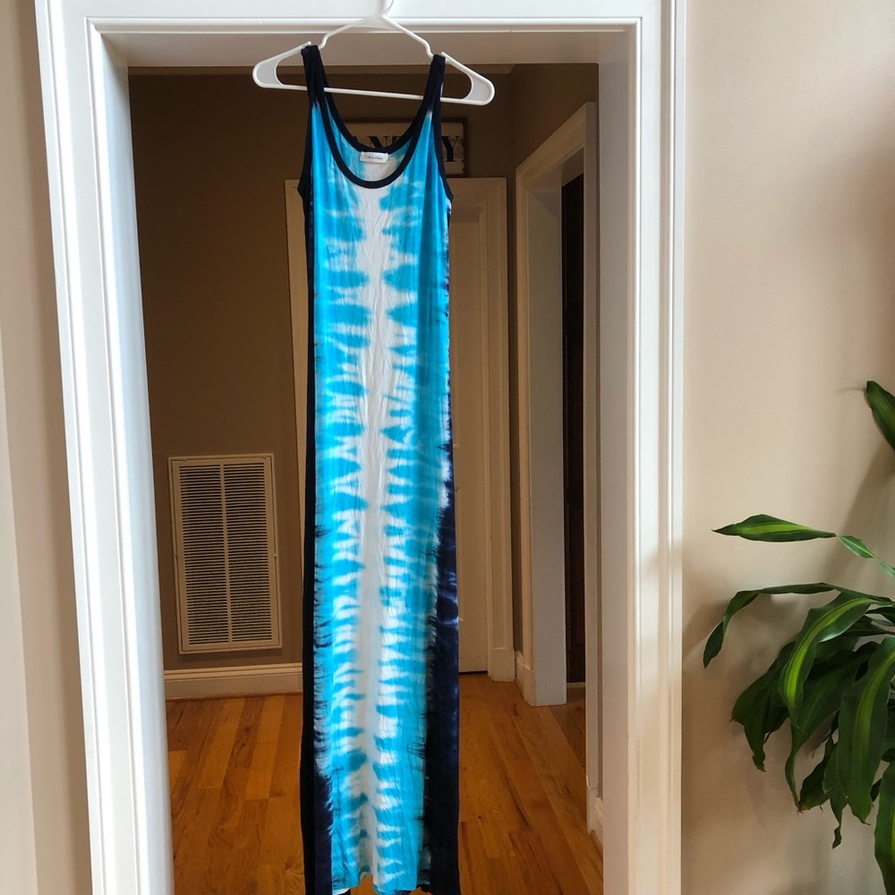 Calvin Klein tie dye dress